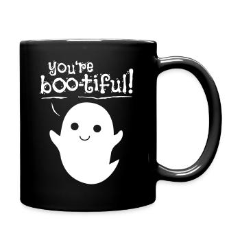 You are bootiful Gespenst - Tasse einfarbig - Schwarz - Rechts