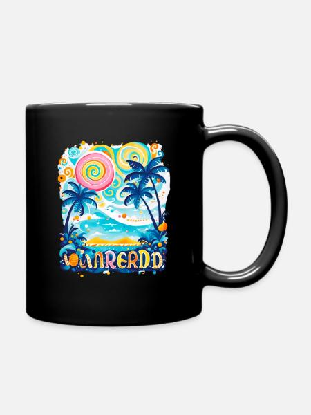 ocean tropical - Mug uni - noir