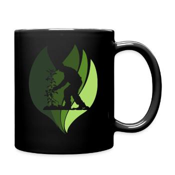 Gartenarbeit Gartenbau - Tasse einfarbig - Schwarz - Rechts