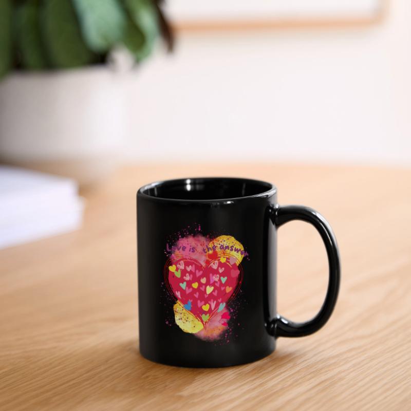 Love is the answer.. Tasse einfarbig