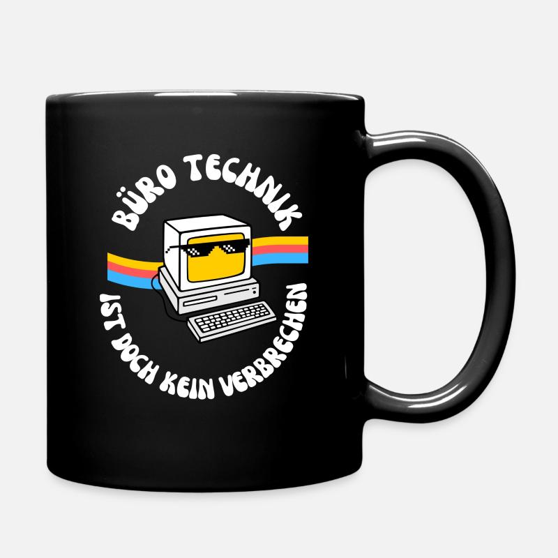 BÜRO TECHNIK - Tasse einfarbig - Schwarz