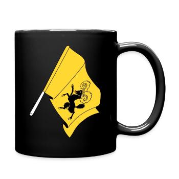 Drapeau : Schaffhouse, Suisse - Mug uni - noir - Droite