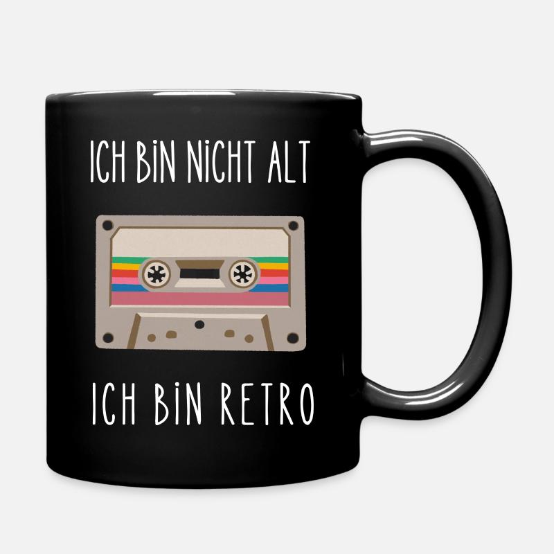 Ich bin nicht alt - Tasse einfarbig - Schwarz