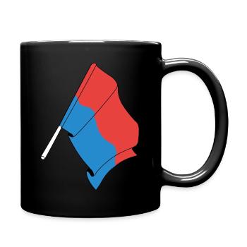 Flag: Ticino, Switzerland - Full Colour Mug - black - Right