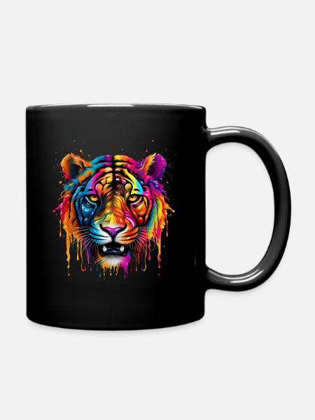 Lion - Tasse einfarbig - Schwarz