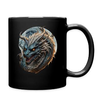 Dragon - Tasse einfarbig - Schwarz - Rechts