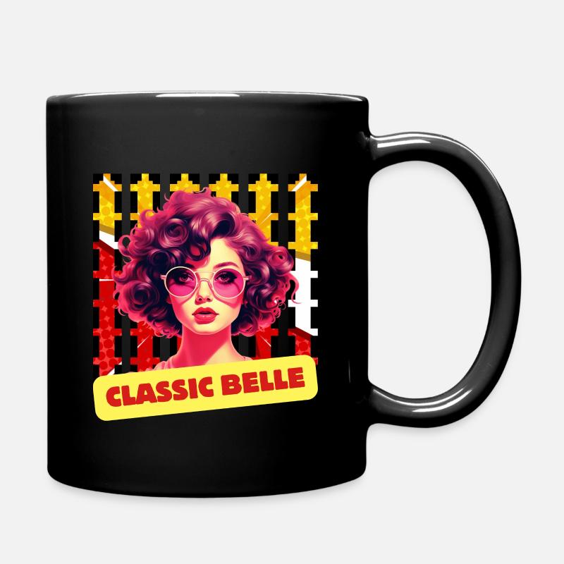 Classic Belle - Full Colour Mug - black