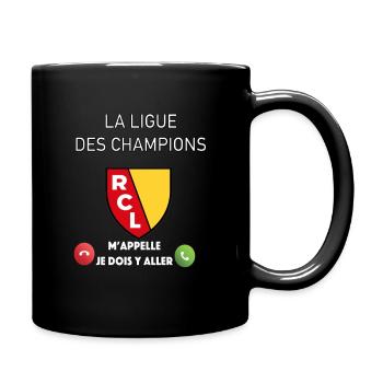 LENS LIGUE - Mug uni - noir - Droite