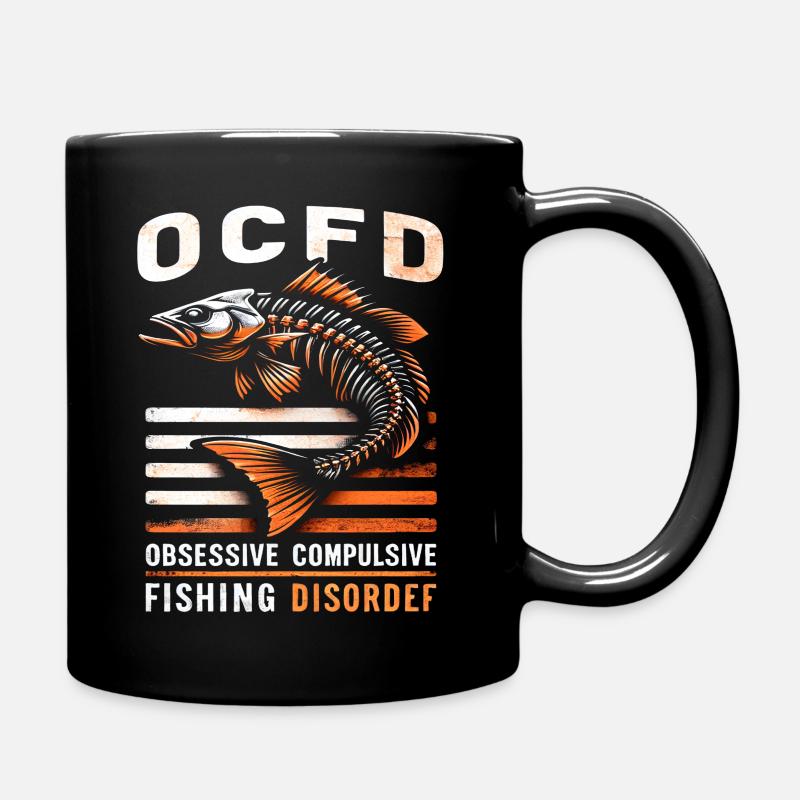 Trouble de la pêche obsessionnelle compulsive drôle OCFD - Mug uni - noir
