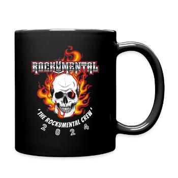 Rockumental Crew members Tee 2024 WHITE - Full Colour Mug - black - Right