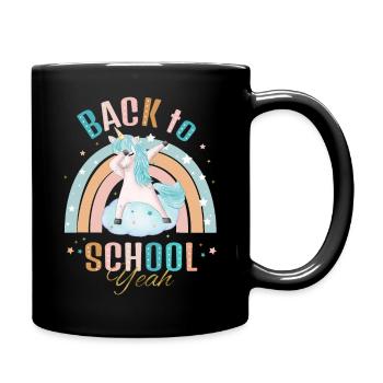Retour à l’école - Mug uni - noir - Droite