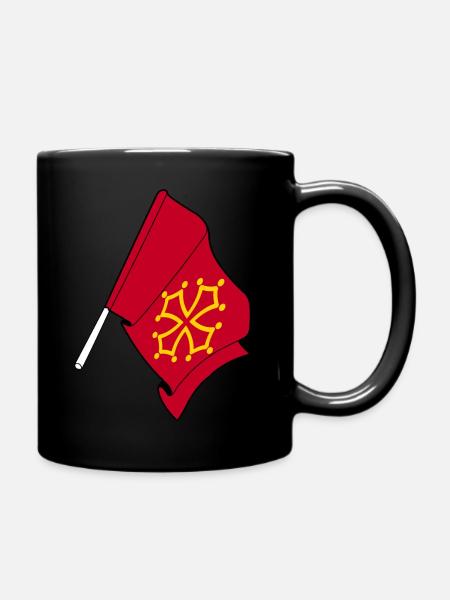 Drapeau Midi Pyrénées - Mug uni - noir