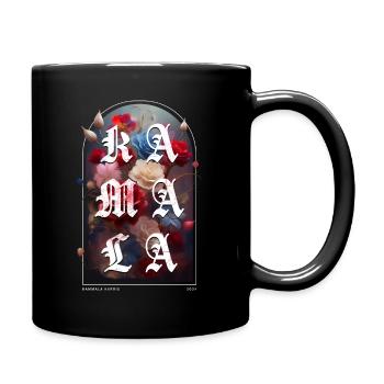 Kamala 2024 Floral Gothic Design - Full Colour Mug - black - Right