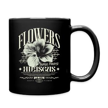 Hibiscus Flower Hibiscus Flower - Full Colour Mug - black - Right