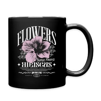 Hibiscus Flower Hibiscus Flower - Full Colour Mug - black - Right