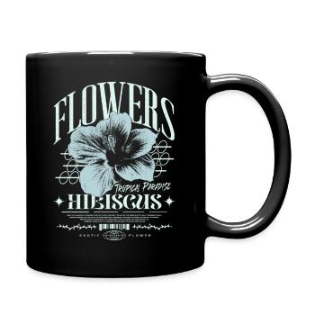 Hibiscus Flower Hibiscus Flower - Full Colour Mug - black - Right