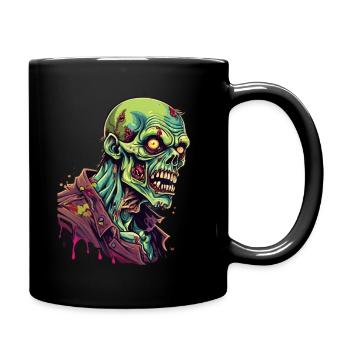 Für die, die den Grusel lieben - Tasse einfarbig - Schwarz - Rechts