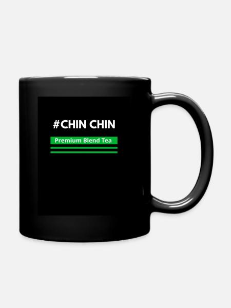 Chin Chin - Full Colour Mug - black