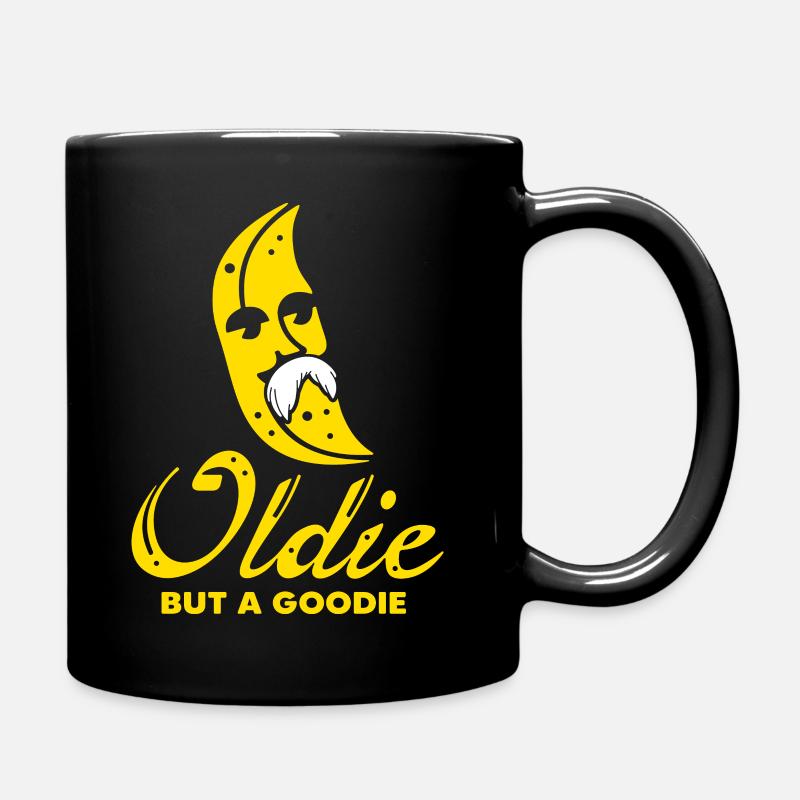 Alte Banane - Tasse einfarbig - Schwarz