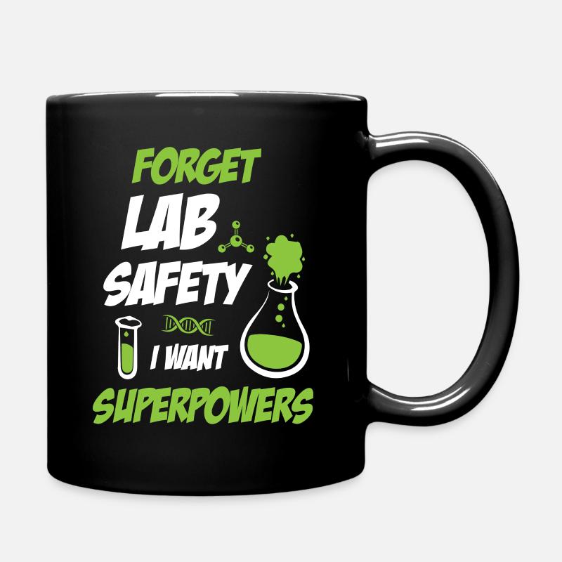 Forget Lab Safety Funny Science - Full Colour Mug - black