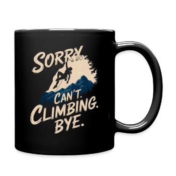 Climbing Free Climbing Rock Climbing for Women - Full Colour Mug - black - Right