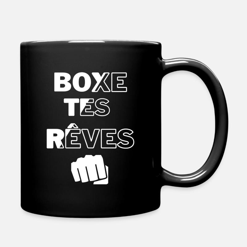 BOXE TES RÊVES - Mug uni - noir