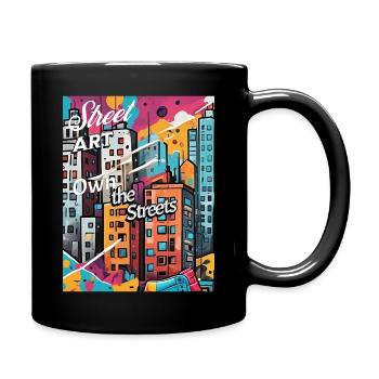 Own the Street - Tasse einfarbig - Schwarz - Rechts