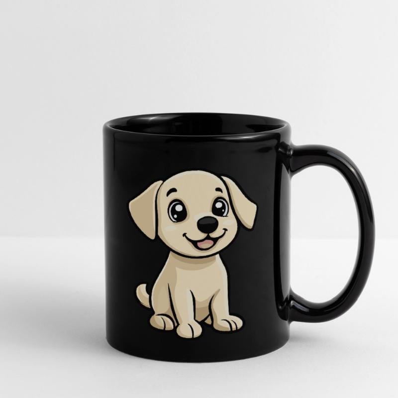 Labrador Hund Comic Niedlich Tasse einfarbig