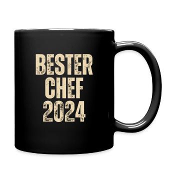 BESTER CHEF 2024 - Tasse einfarbig - Schwarz - Rechts