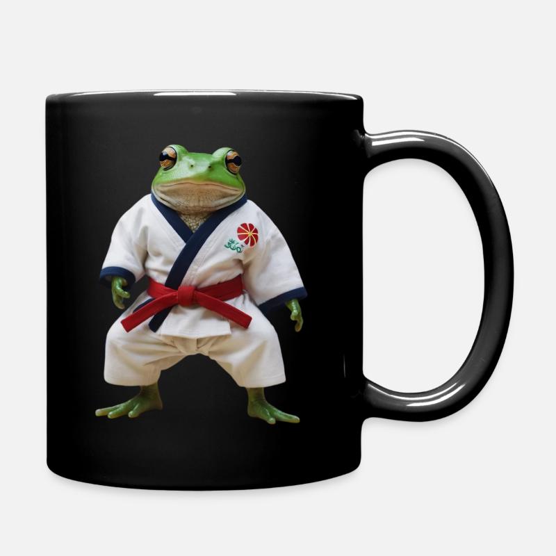 Grenouille sportive - Mug uni - noir