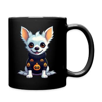 Chihuahua Hallooween Pull - Mug uni - noir - Droite