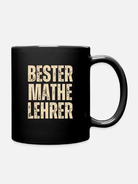 BESTER MATHELEHRER - Tasse einfarbig - Schwarz