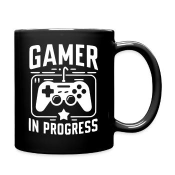 Joueur en cours - Mug uni - noir - Droite