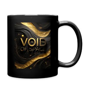 In The Void Of Space - Tasse einfarbig - Schwarz - Rechts