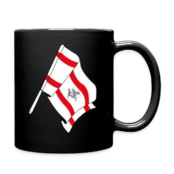 Flag: Tuscany, Italy - Full Colour Mug - black - Right