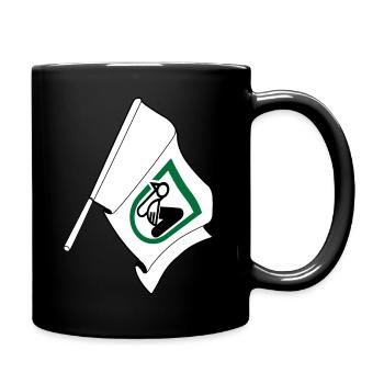 Flagge: Marken, Italien - Tasse einfarbig - Schwarz - Rechts