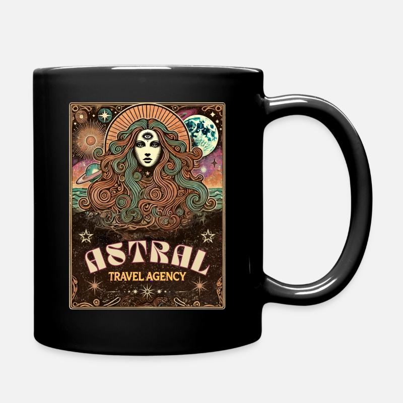 Déesse Cosmique - Agence de Voyage Astral - Mug uni - noir