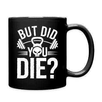 Pour les mordus de fitness qui ont le sens de l’amusement - Mug uni - noir - Droite