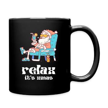 Relax Santa Père Noël en vacances - Mug uni - noir - Droite
