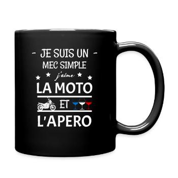 MOTORCYCLE - Full Colour Mug - black - Right