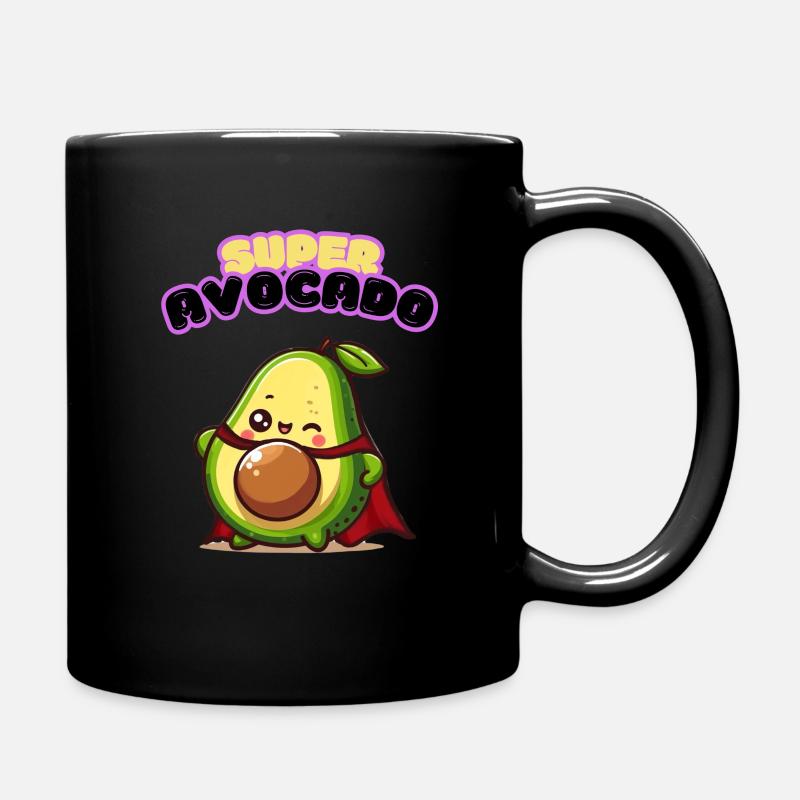 Super Avocado - Tasse einfarbig - Schwarz