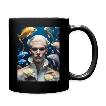 Lord of the Ocean - Tasse einfarbig - Schwarz - Rechts