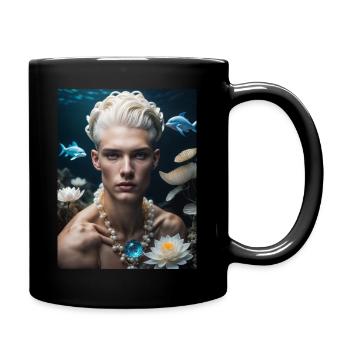 Lord of the Ocean - Tasse einfarbig - Schwarz - Rechts