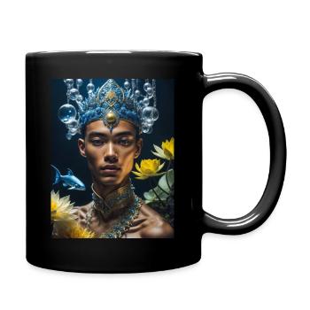 Ocean Prince - Tasse einfarbig - Schwarz - Rechts