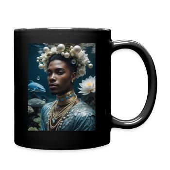 Lord of the ocean - Tasse einfarbig - Schwarz - Rechts