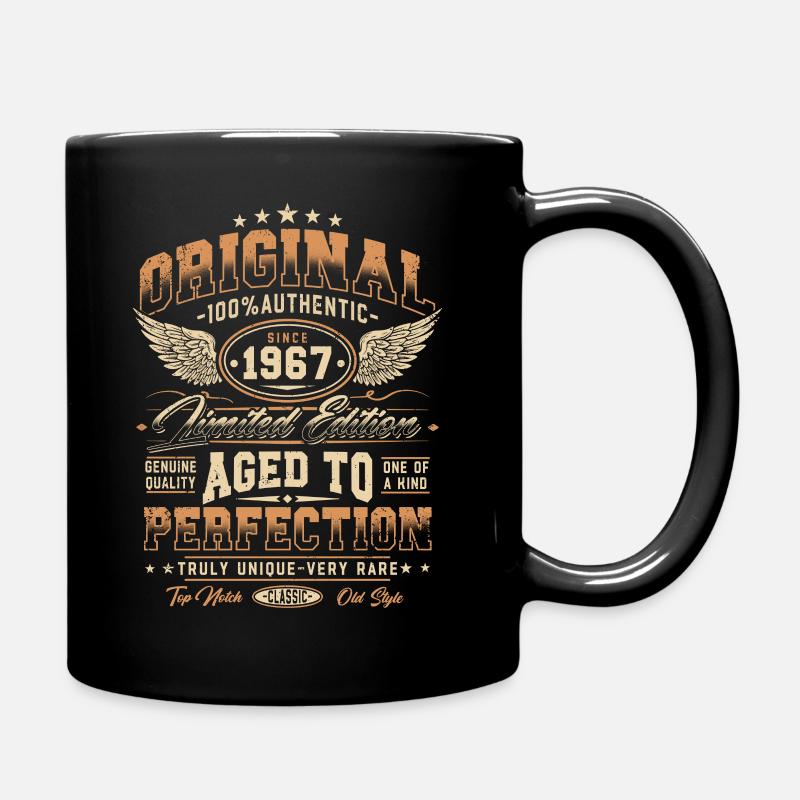 Original 1967 Vintage Born Cadeau d’anniversaire - Mug uni - noir