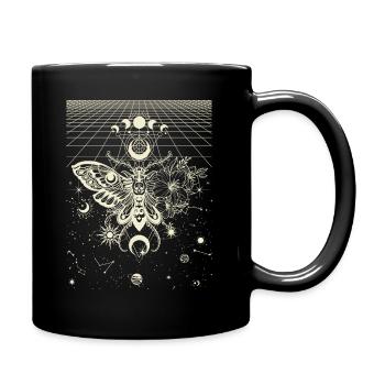 Papillon Cosmique - Harmonie Céleste - Mug uni - noir - Droite