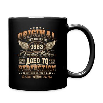 Original 1983 Vintage Born Cadeau d’anniversaire - Mug uni - noir - Droite