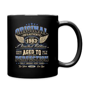 Original 1983 Vintage Born Cadeau d’anniversaire - Mug uni - noir - Droite