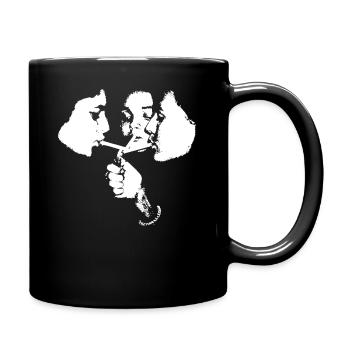 Three Special Friends - Full Colour Mug - black - Right